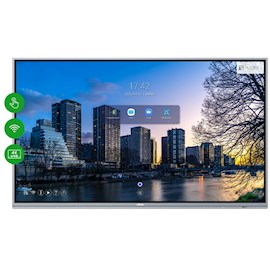 ინტერაქტიული ეკრანი, სმარტ ეკრანი Vivitek EK755i NovoTouch, 75", 4K UHD, Android 11, 64GB, Smart Board, Gray